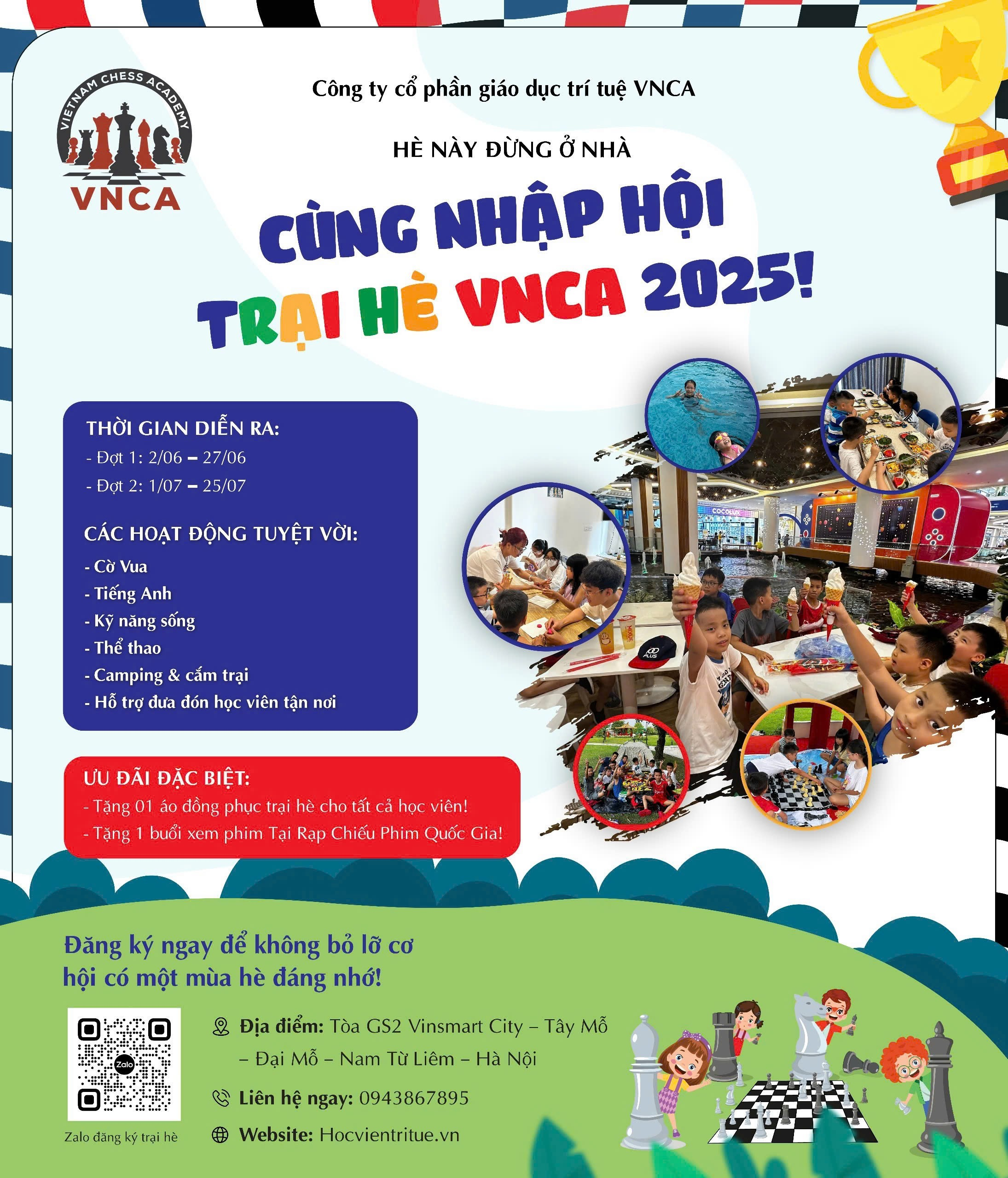 🌟HÈ NÀY ĐỪNG Ở NHÀ – CÙNG NHẬP HỘI TRẠI HÈ VNCA 2025! 🌟