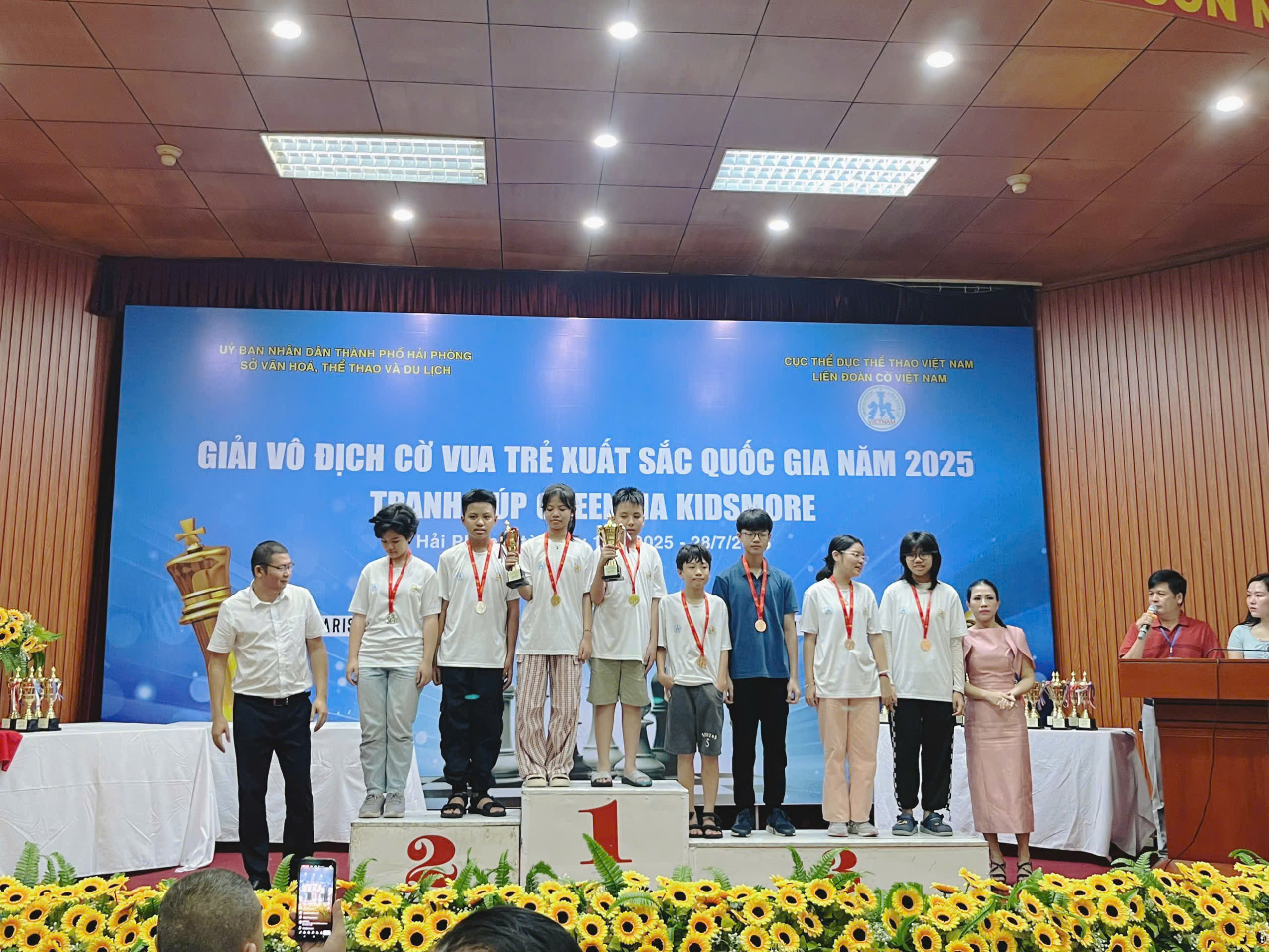 VNCA “RA QUÂN” TẠI GIẢI CỜ VUA TRẺ XUẤT SẮC QUỐC GIA 2025